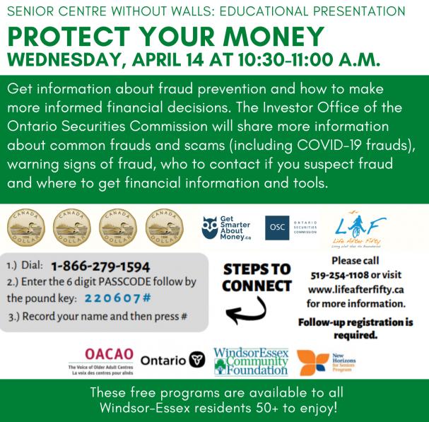 Special Presentation: Protect your Money